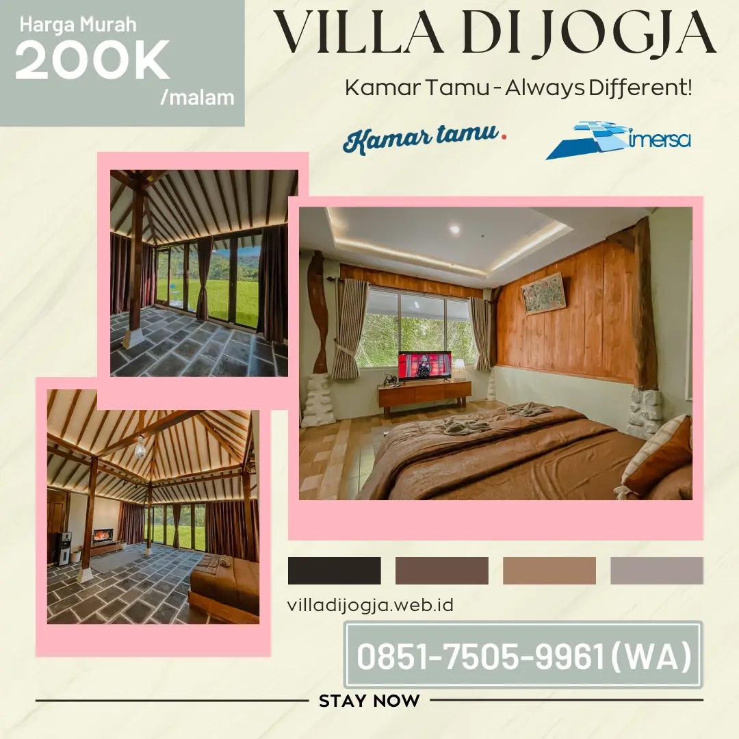 Villa Cangkringan Jogja, Villa di Jogja, Villa Cangkringan Jogja Murah, Villa Terbaik di Jogja, Villa Cangkringan, Villa Cangkringan di Jogja, Villa Daerah Jogja