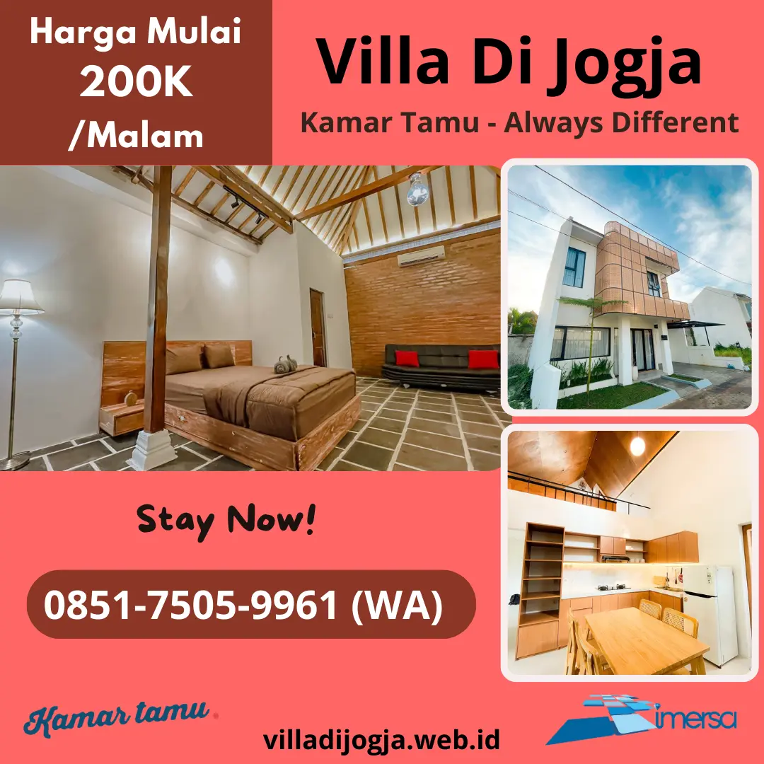 Villa Jakal Jogja, Villa Jakal, Villa Jogja Estetik, D'Java Homestay Jogja, Villa di Jakal, Hotel Jakal Jogja, Villa Jogja 40 Orang, Villa Daerah Jogja, Harga Villa Jogja, Homestay Jakal Jogja