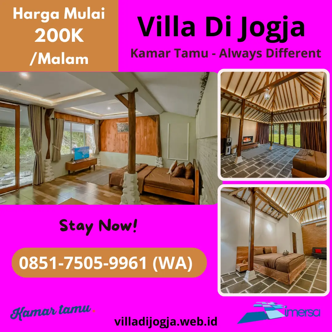 Villa Jogja 40 Orang, Villa Jogja 30 Orang, Villa Jogja 20 Orang, Villa Jogja 3 Kamar, Villa Jogja 10 Orang, Villa Jogja 2 Kamar, Villa Jogja 6 Kamar, Villa Jogja 10 Kamar, Villa Jogja 7 Kamar, Villa Jogja 5 Kamar