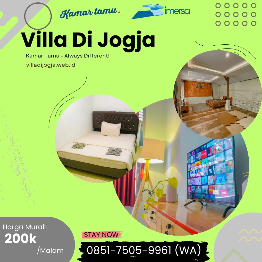 Villa Instagramable Jogja