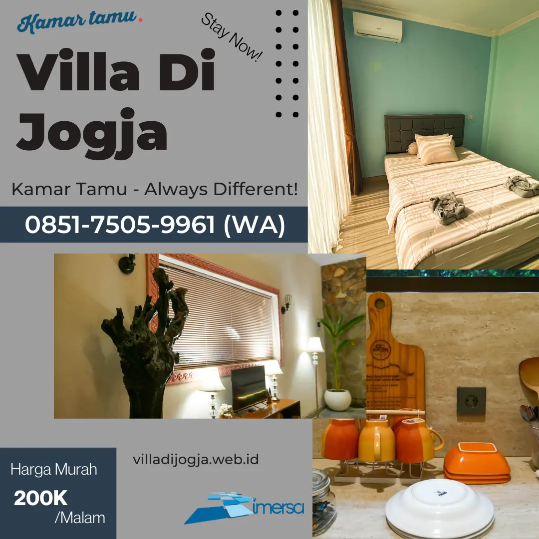 Villa Jogja 4 Kamar