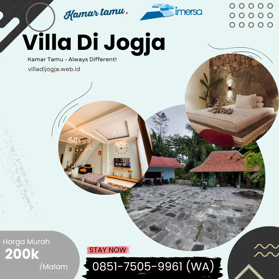 Villa Jogja Murah Private Pool